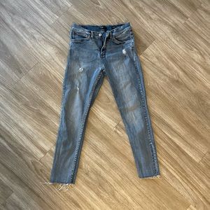 High-rise Cropped Slim Fit Jeans